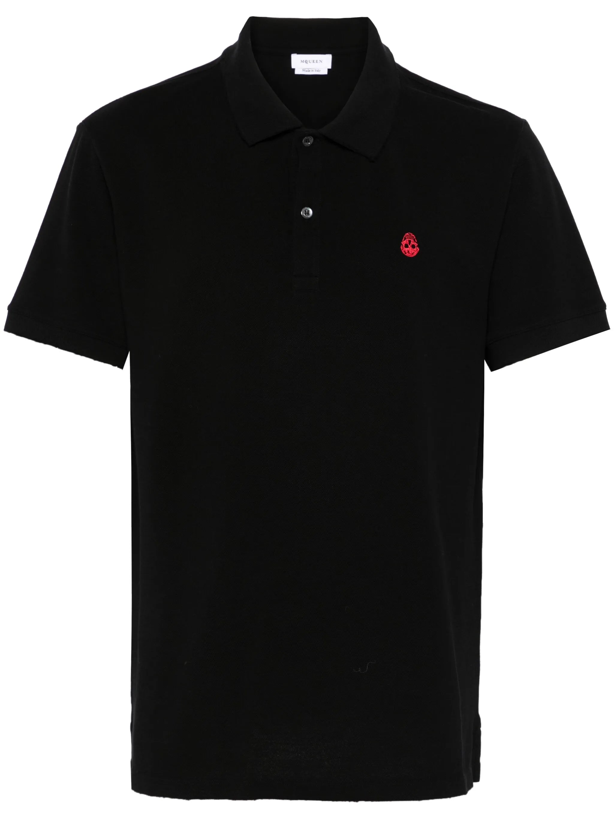 inverted-skull polo shirt