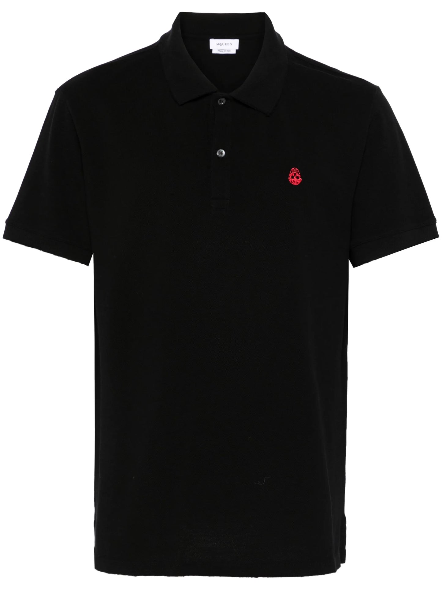 inverted-skull polo shirt