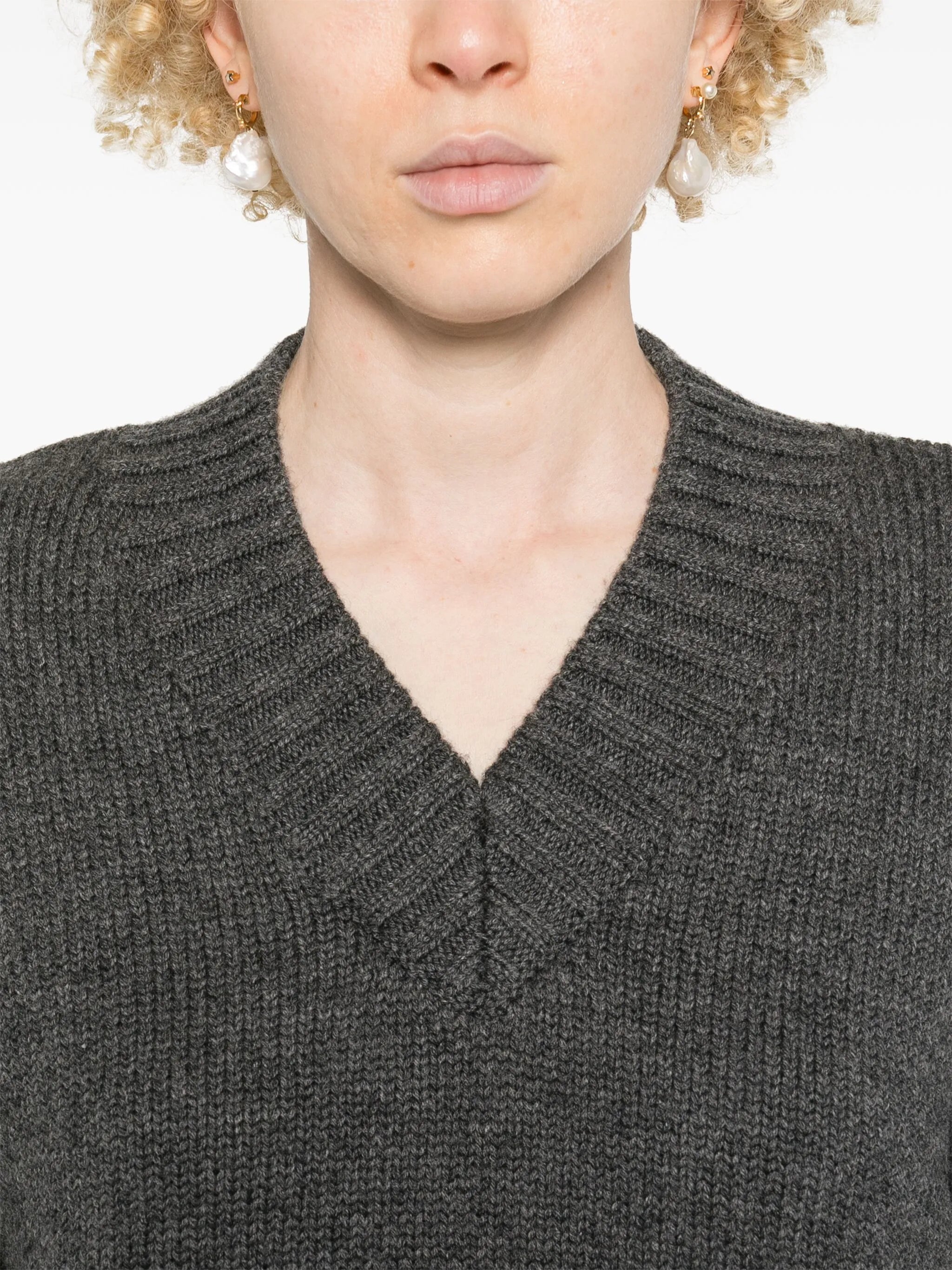 V-neck sweater