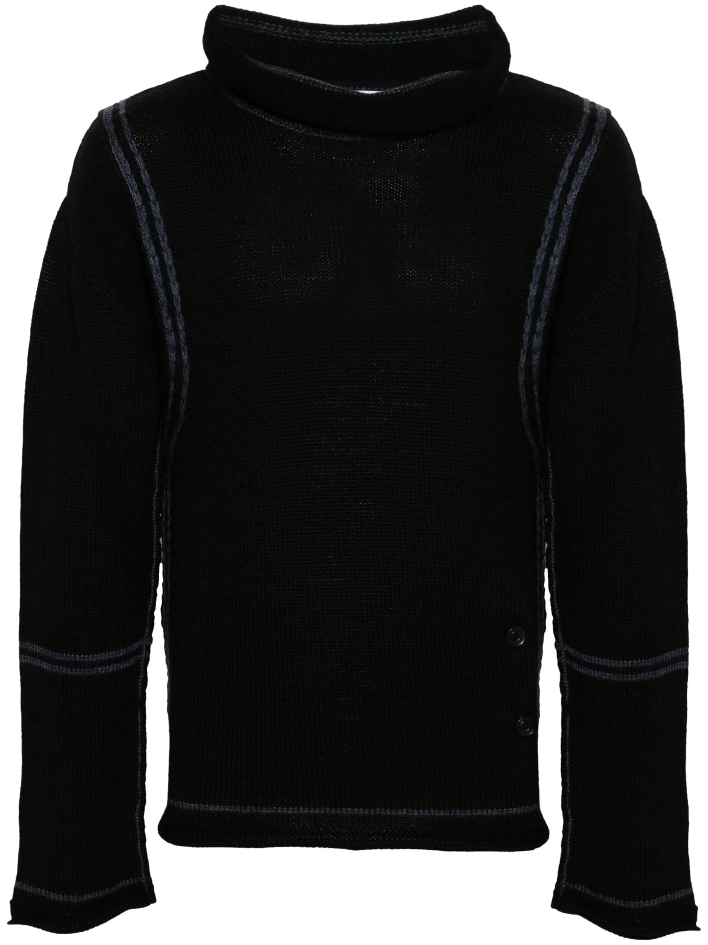 contrasting-trim sweater