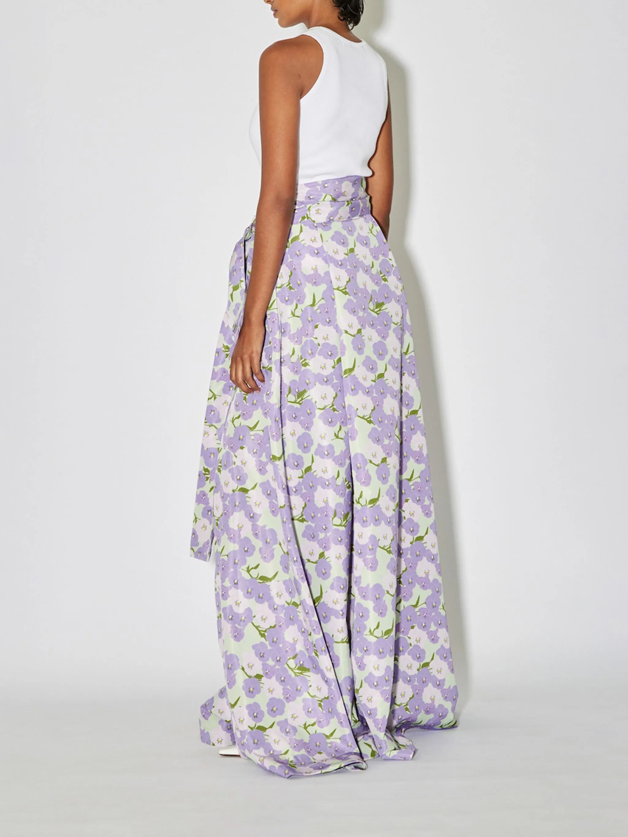 Beatrice floral-print skirt