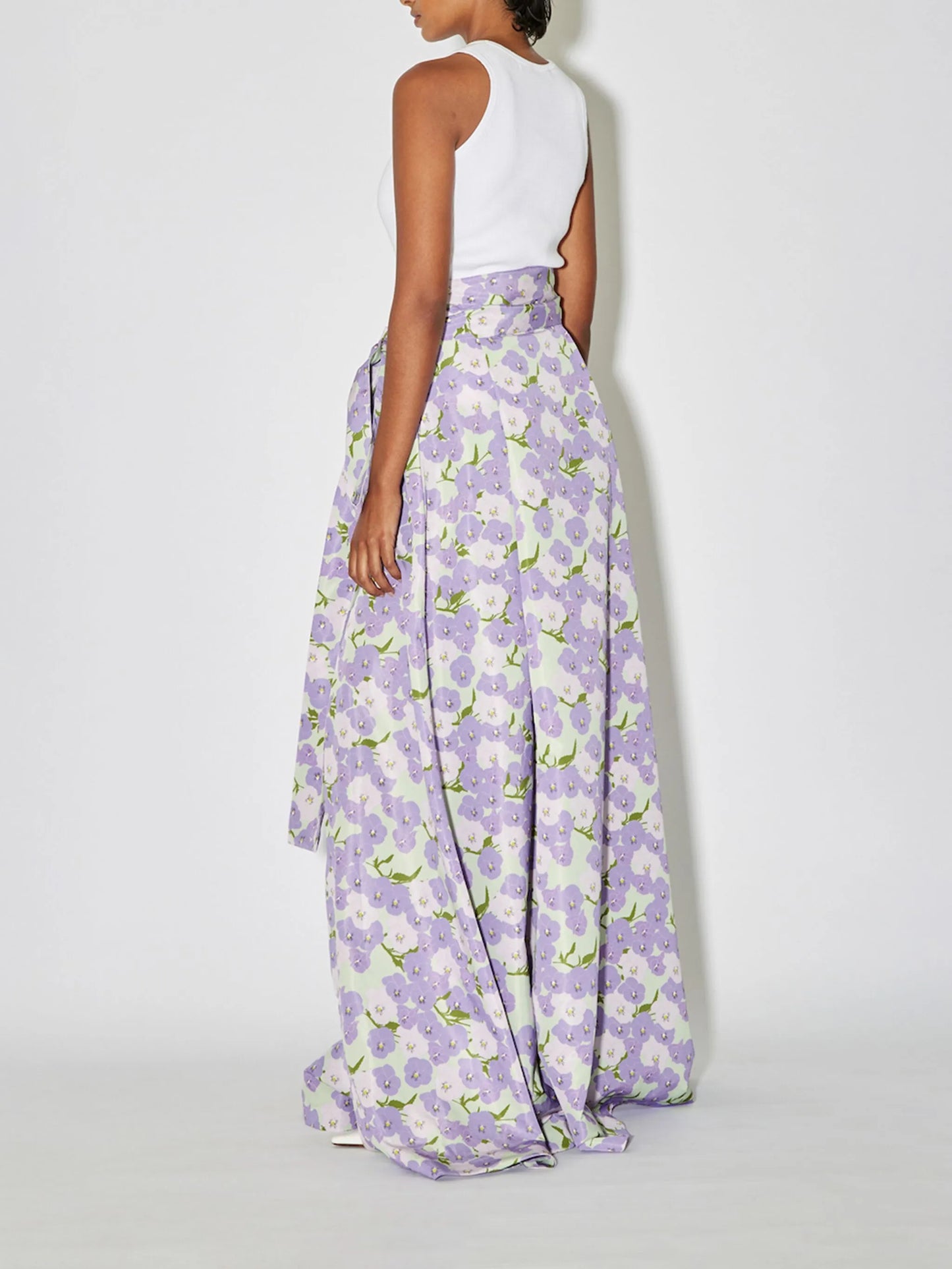Beatrice floral-print skirt