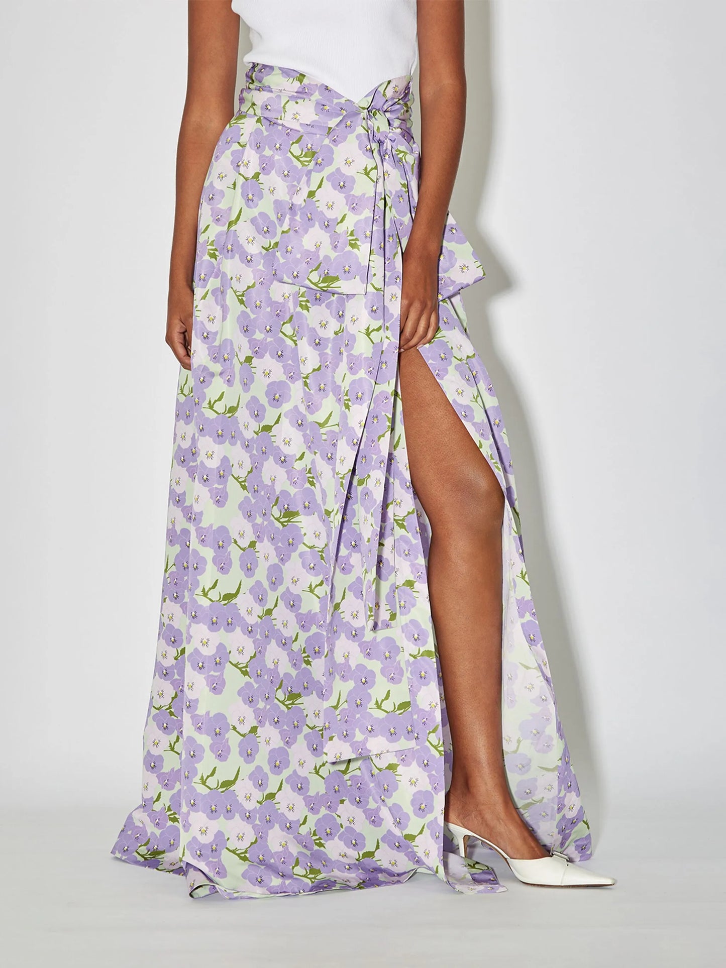 Beatrice floral-print skirt