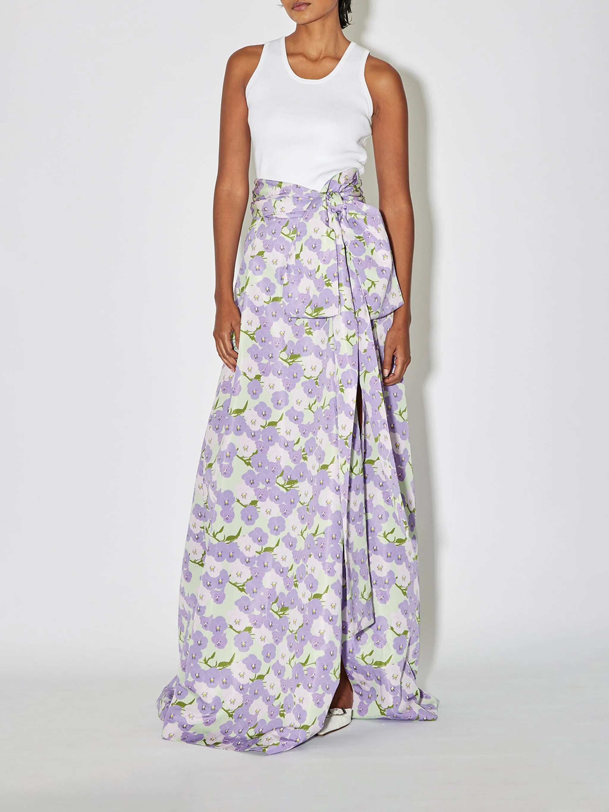Beatrice floral-print skirt