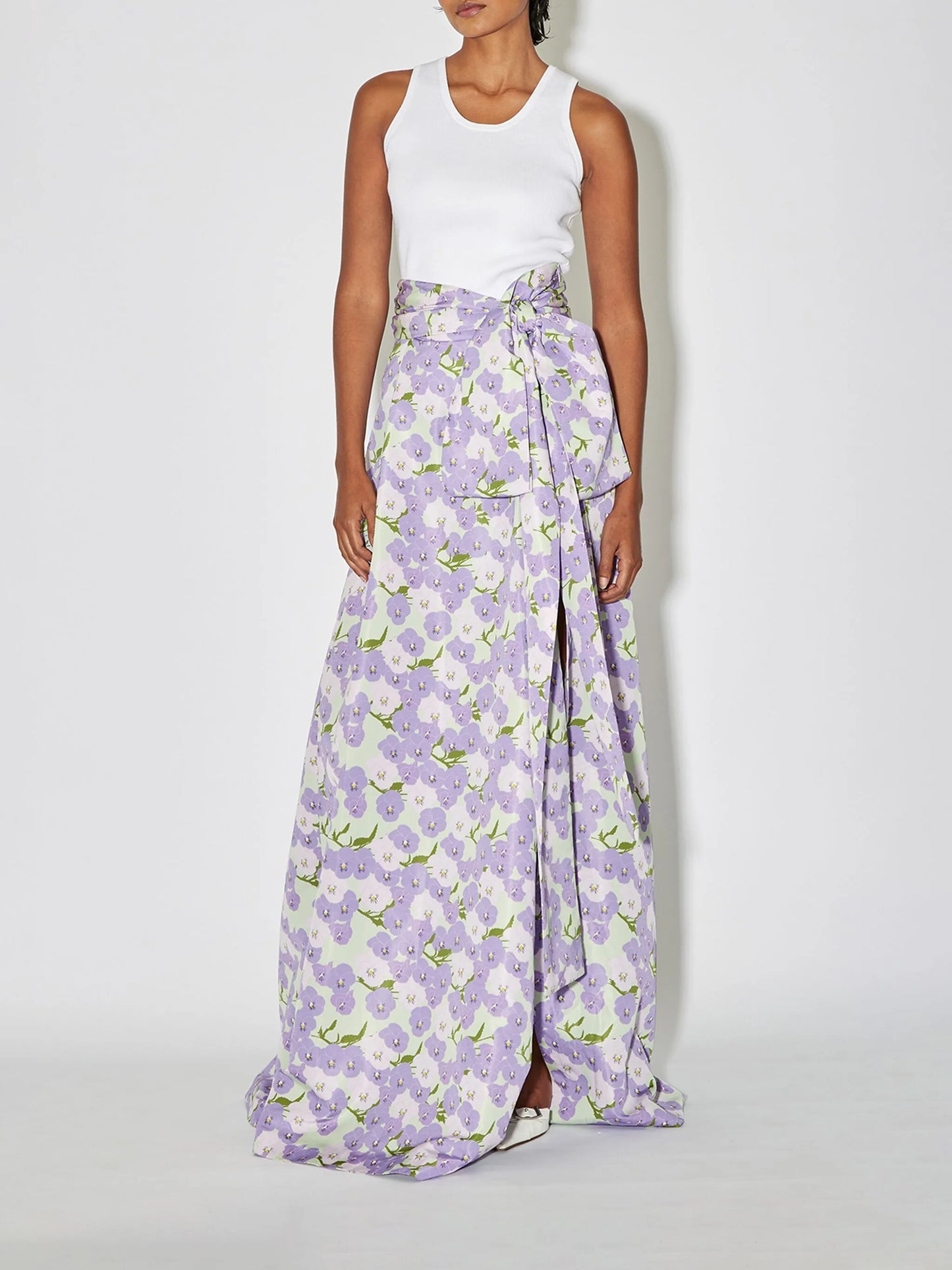 Beatrice floral-print skirt