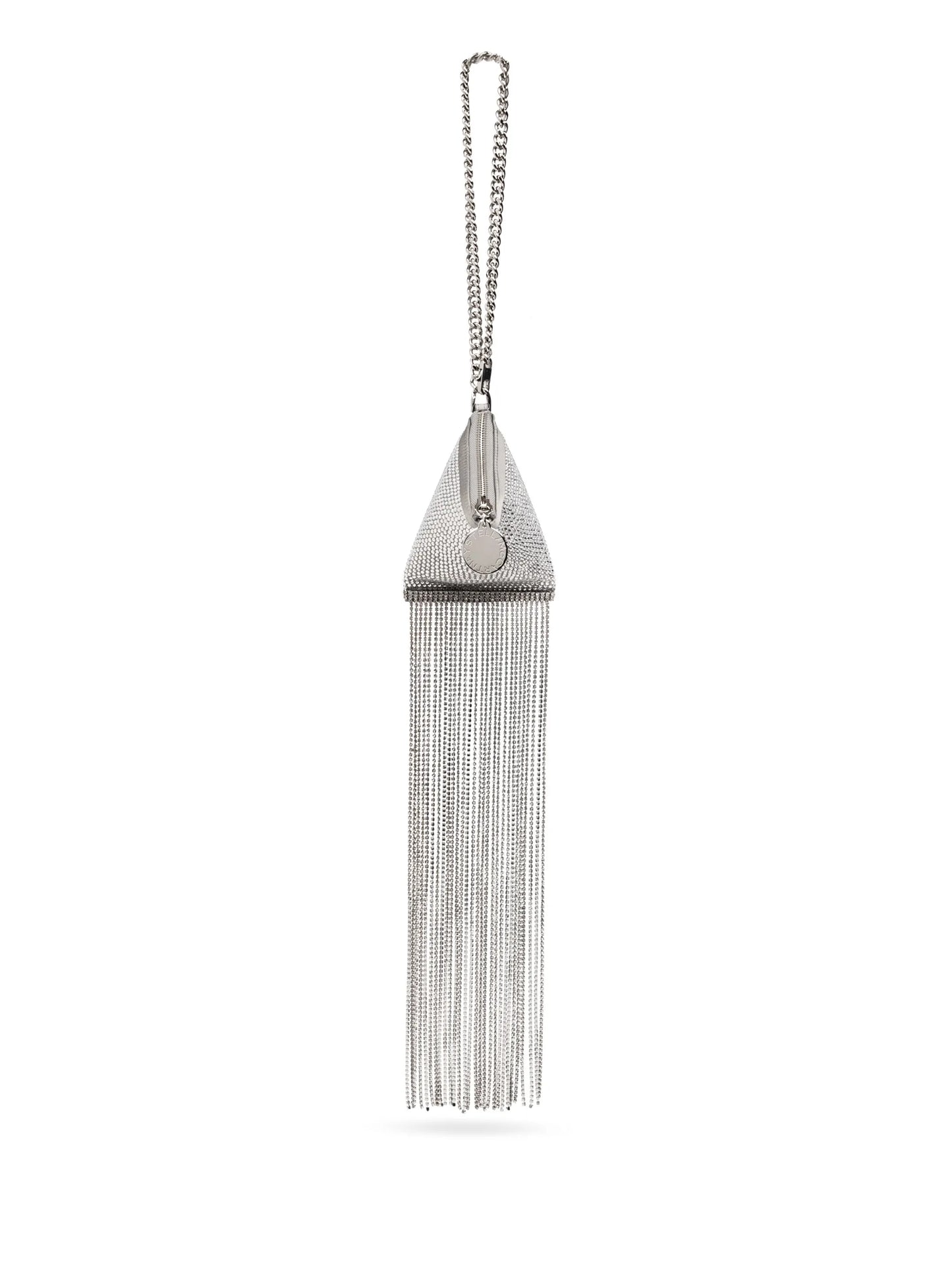 crystal-embellished fringed mini bag