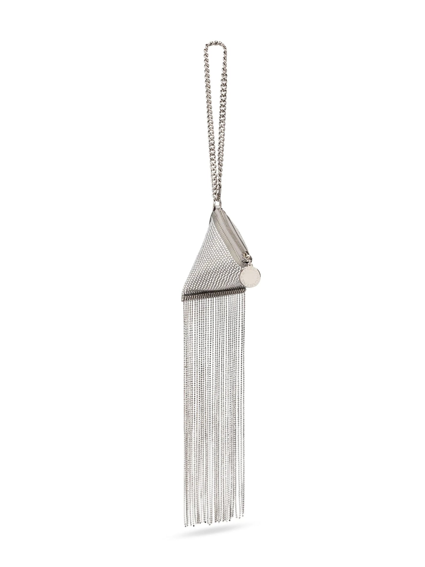 crystal-embellished fringed mini bag
