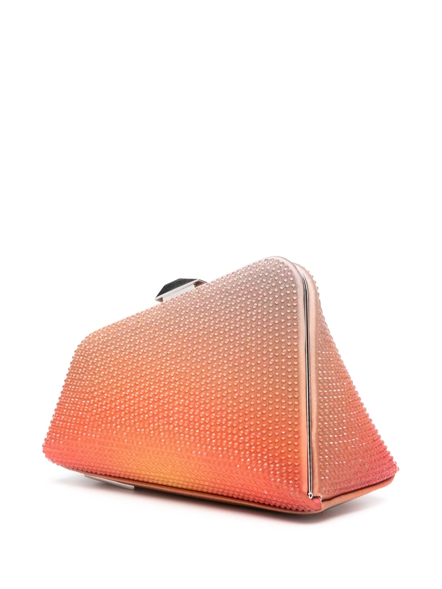 Midnight ombré-effect clutch