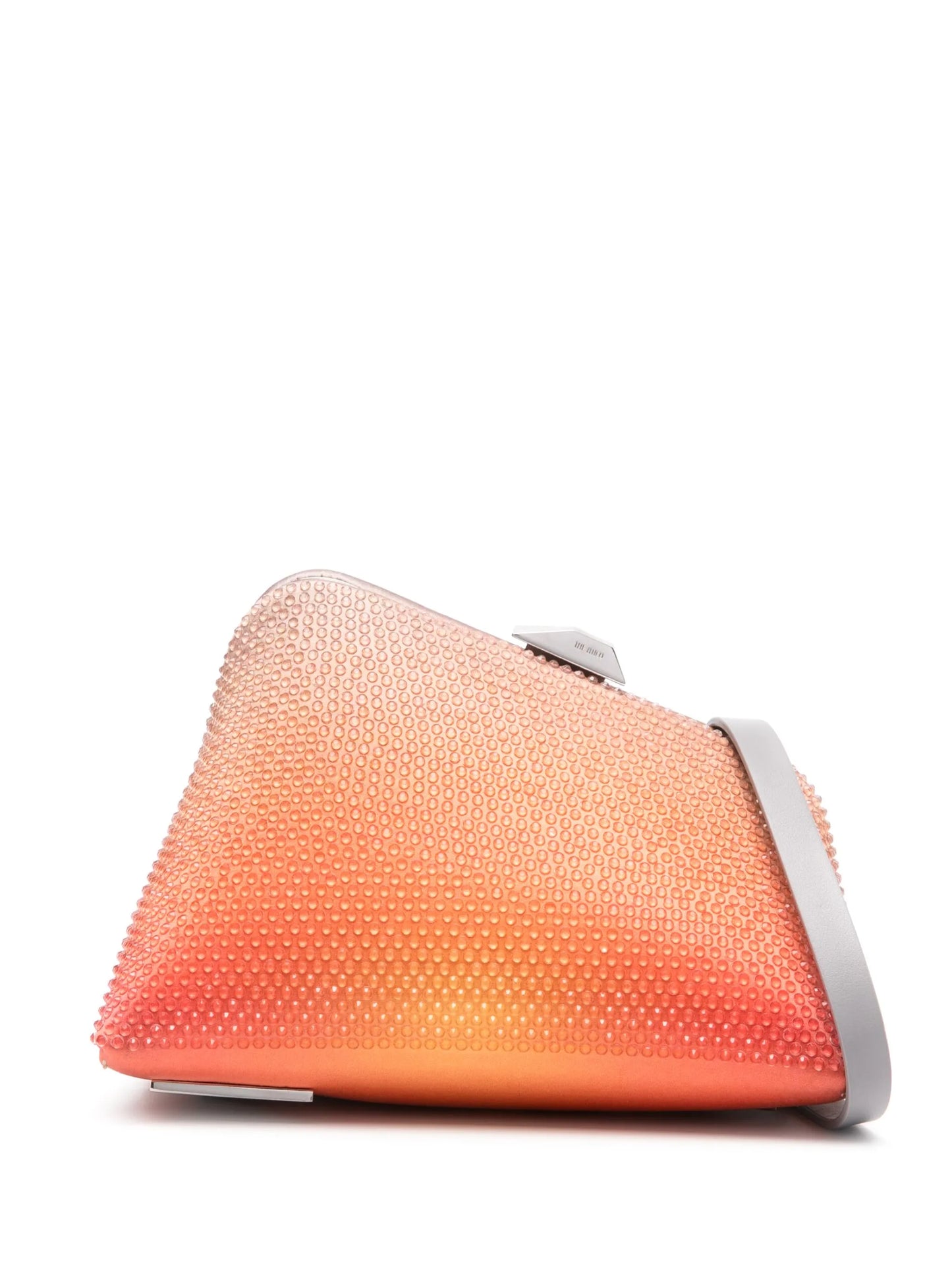 Midnight ombré-effect clutch