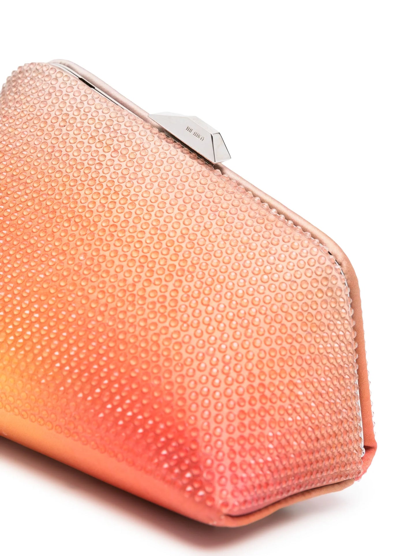 Midnight ombré-effect clutch