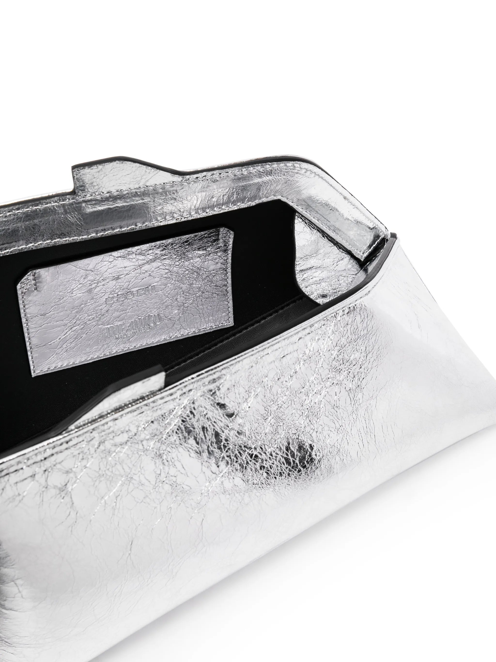 8.30PM leather clutch bag