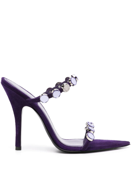 Venus 105mm suede sandals