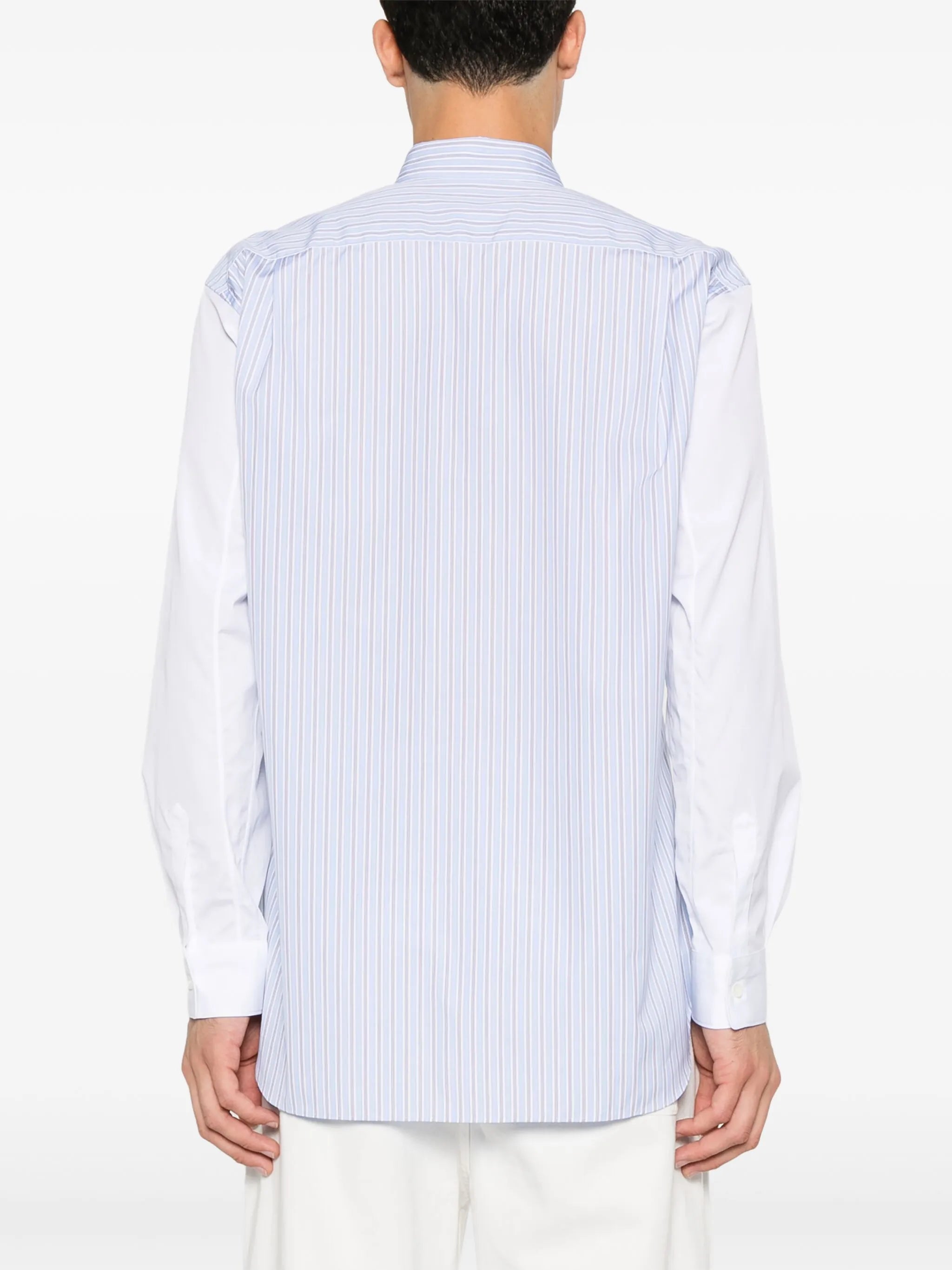 halo-stripe shirt