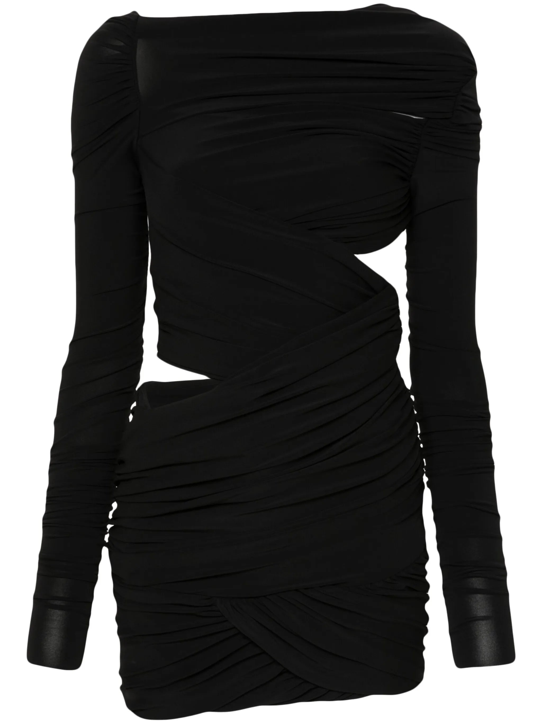 wrap mini dress