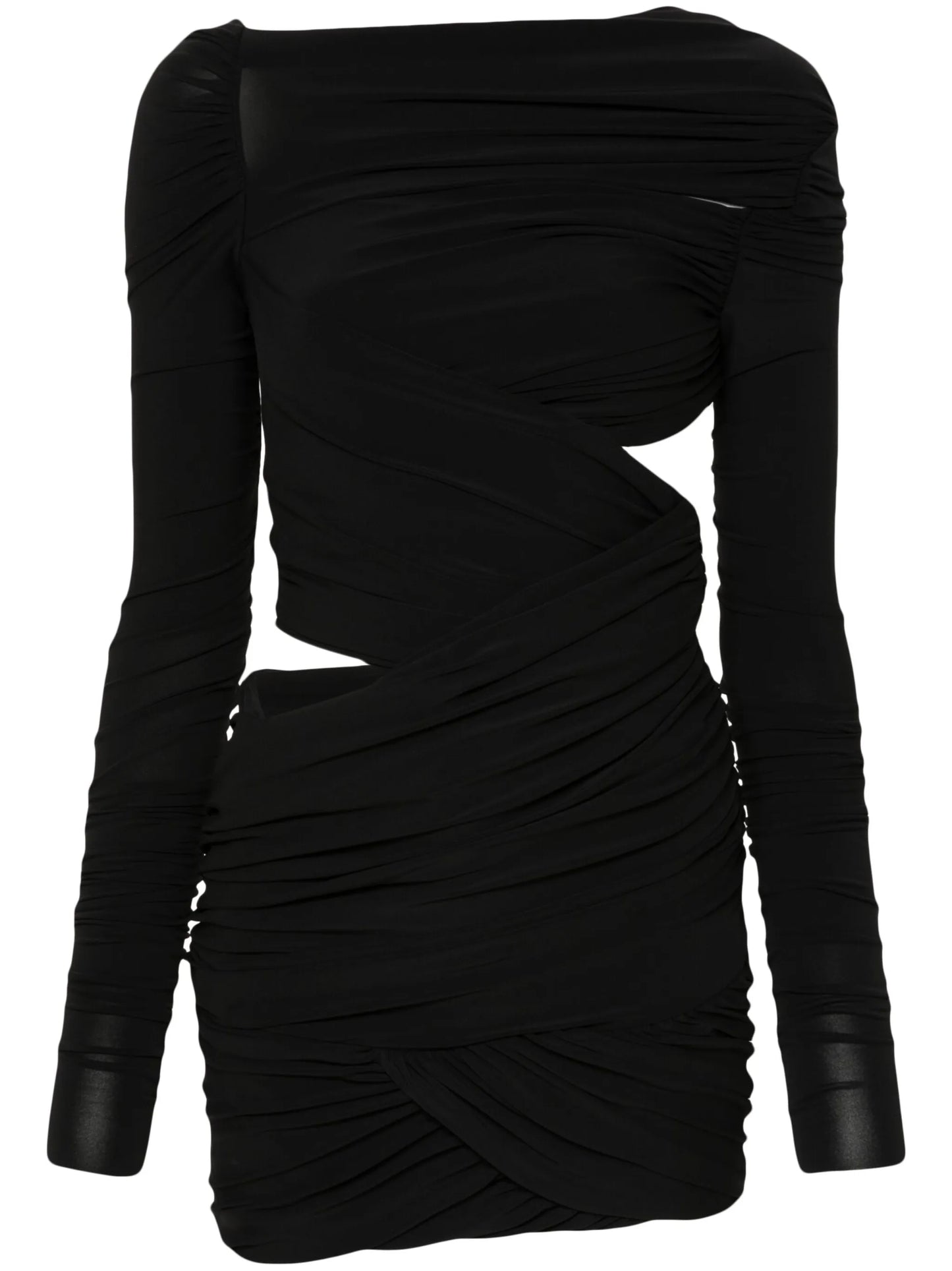 wrap mini dress