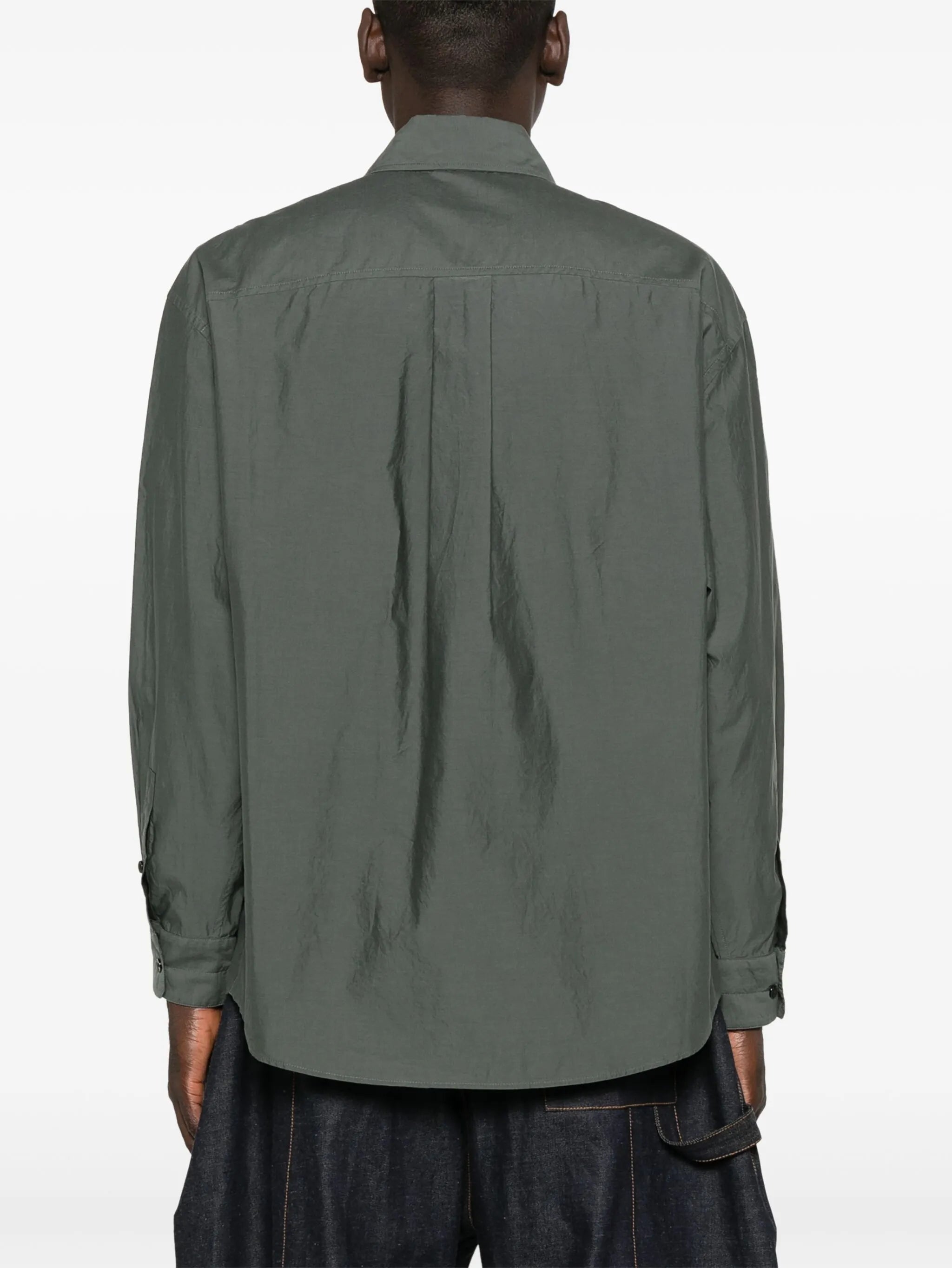 double-pocket long-sleeve shirt