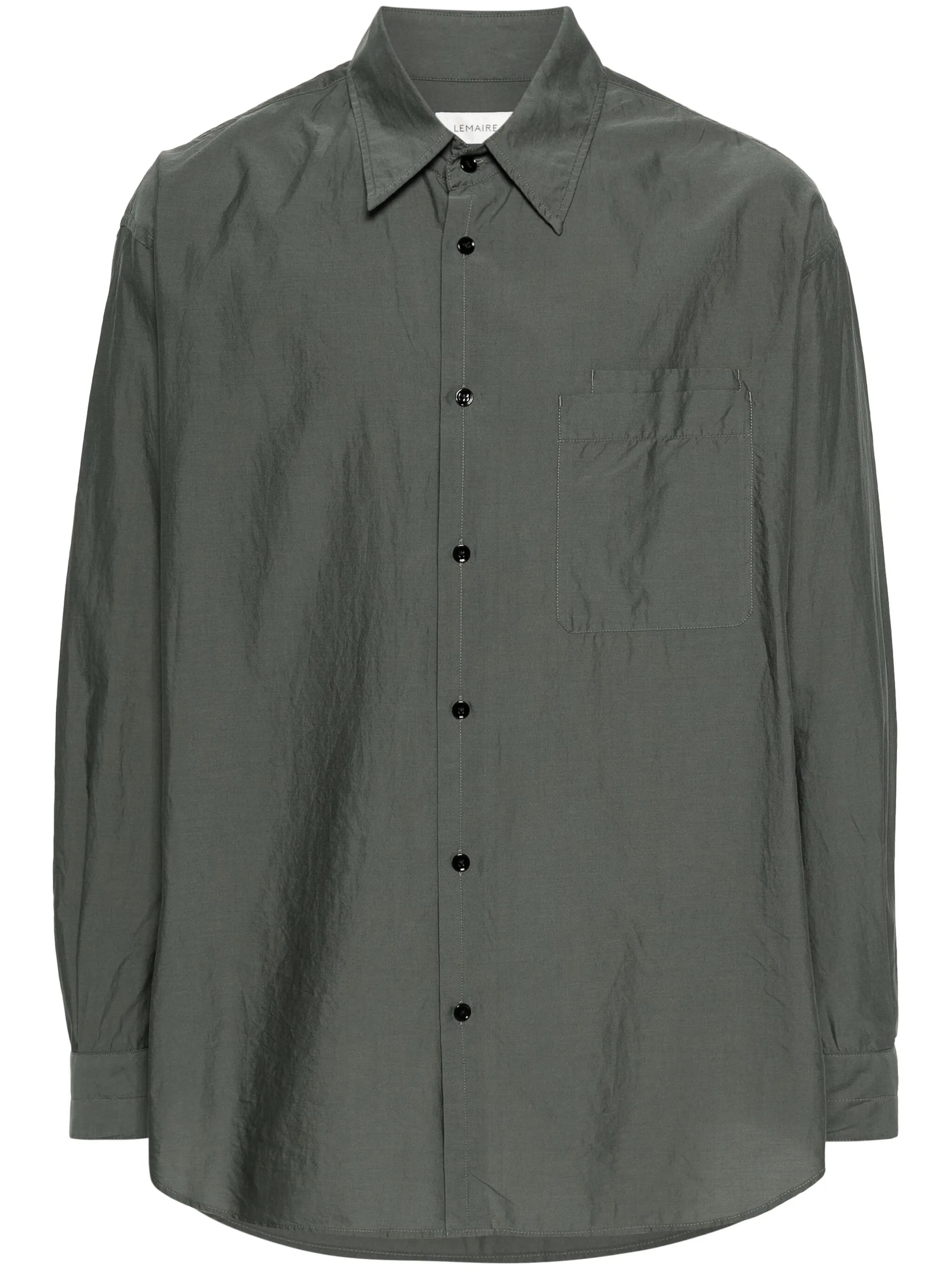double-pocket long-sleeve shirt