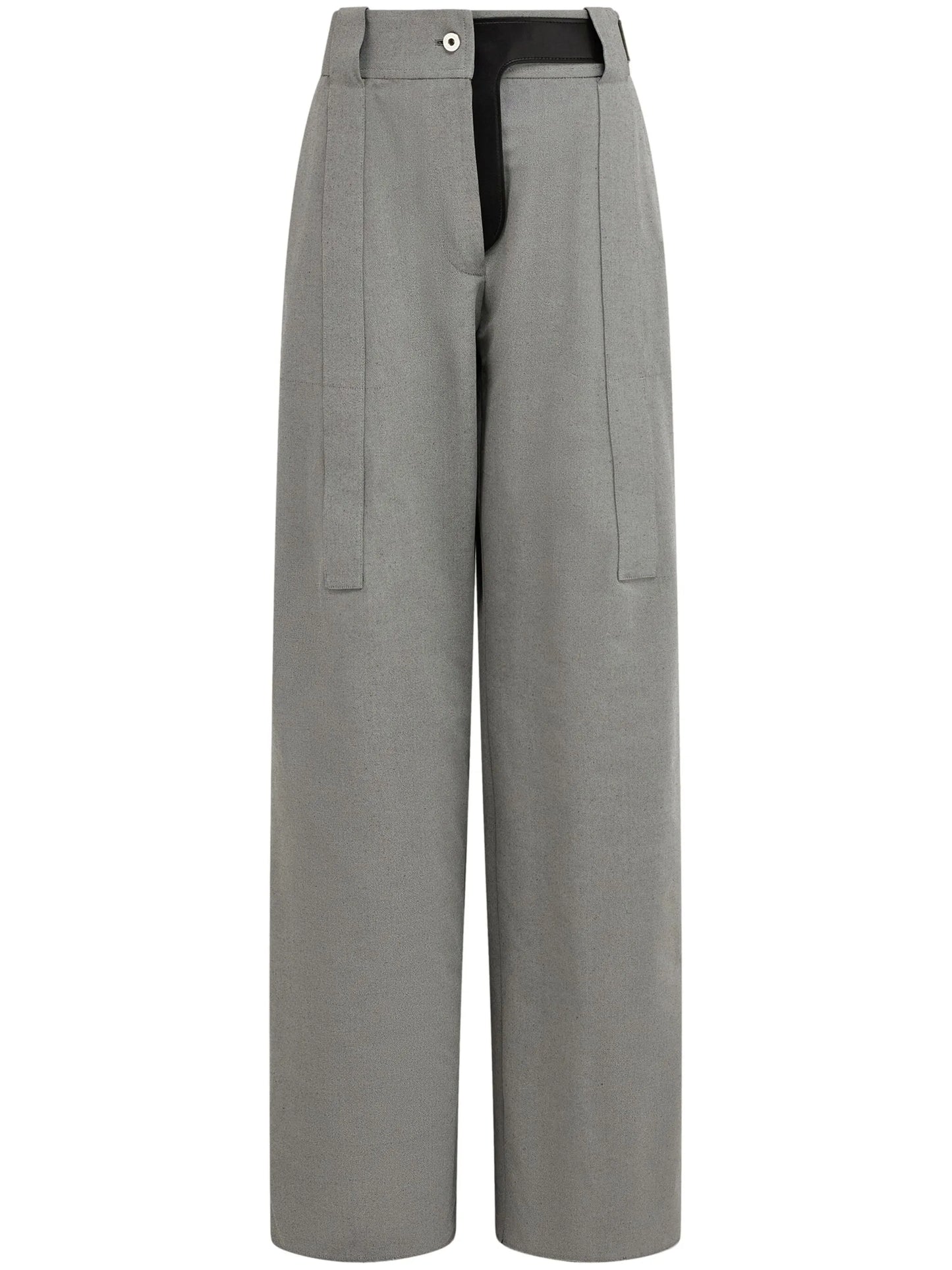 canvas palazzo trousers