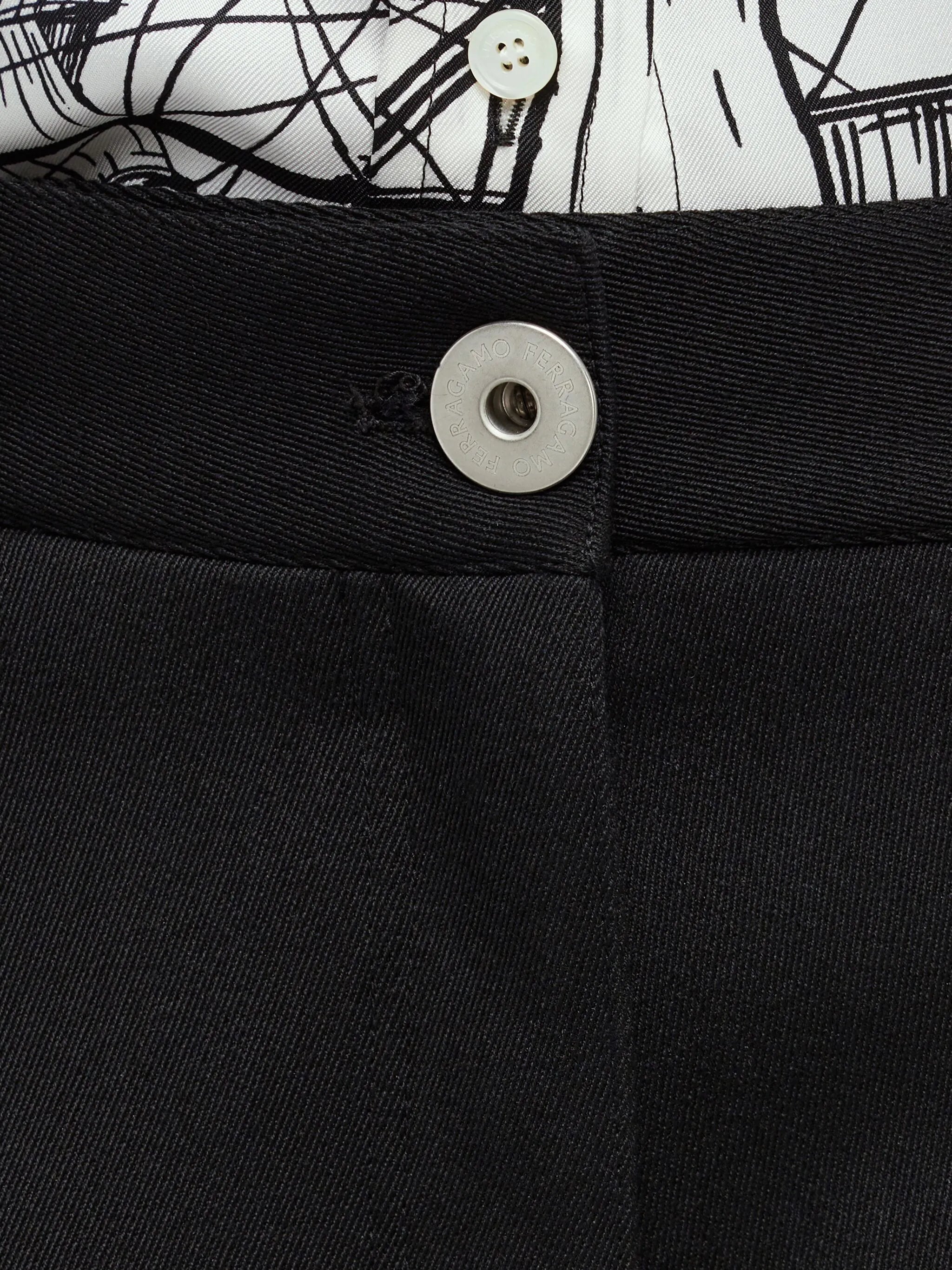 virgin wool utility shorts