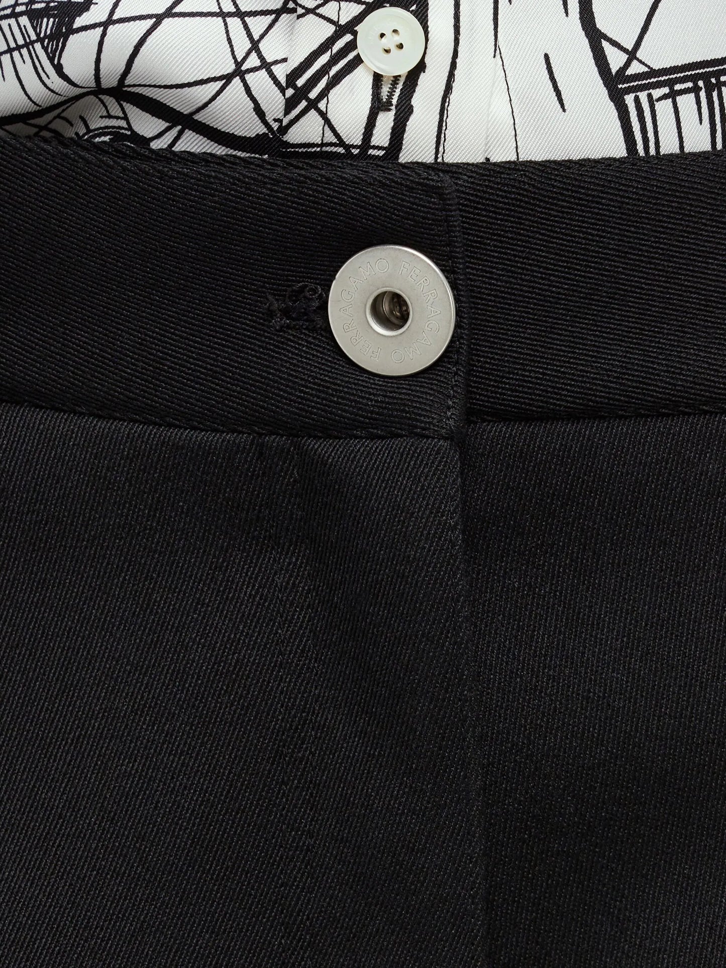virgin wool utility shorts