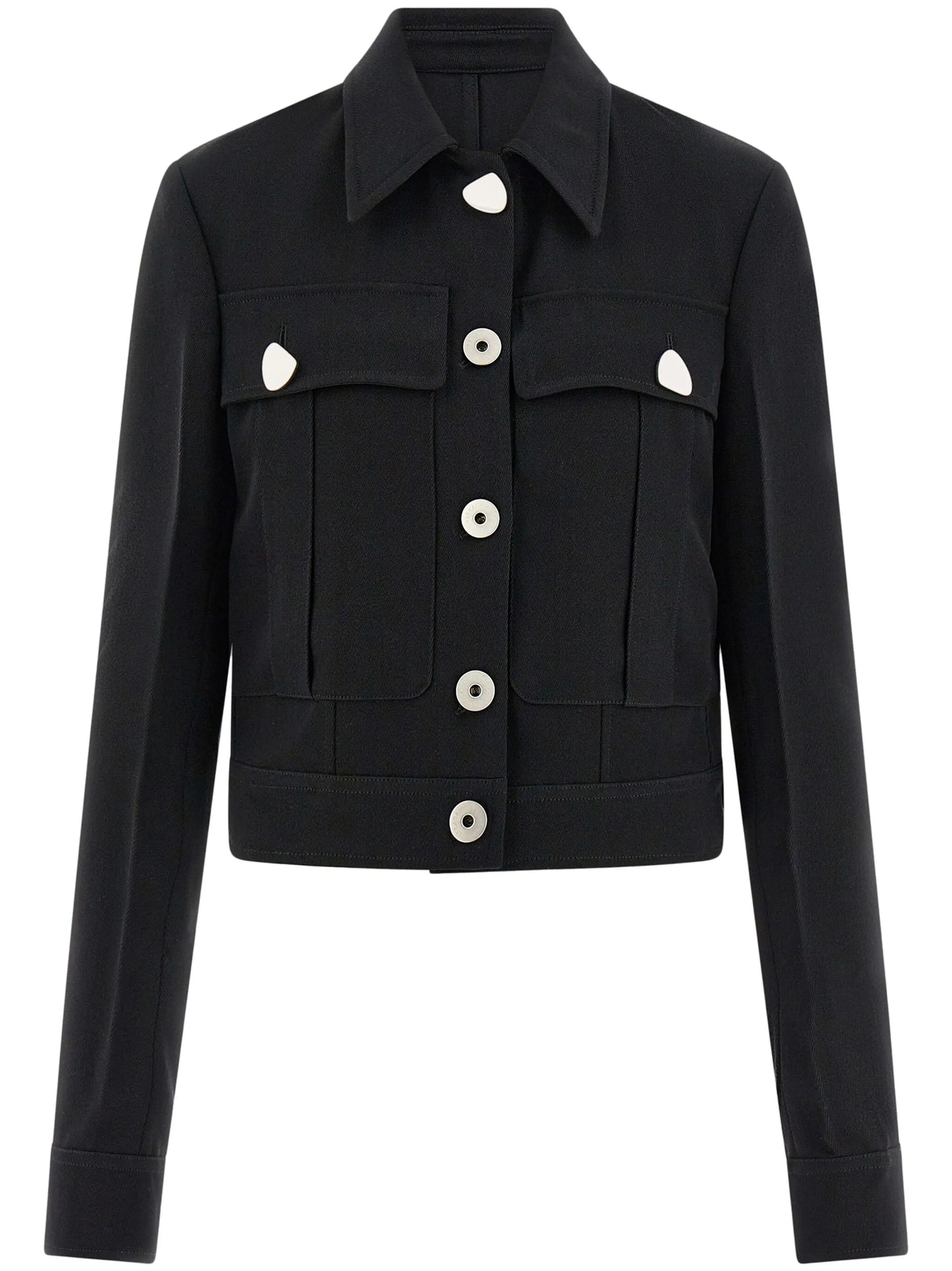 trucker style wool jacket