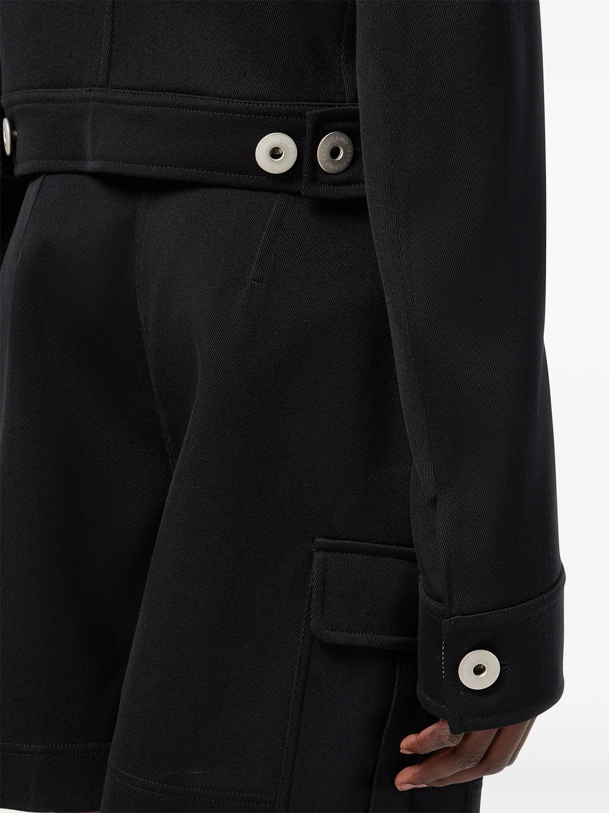 trucker style wool jacket