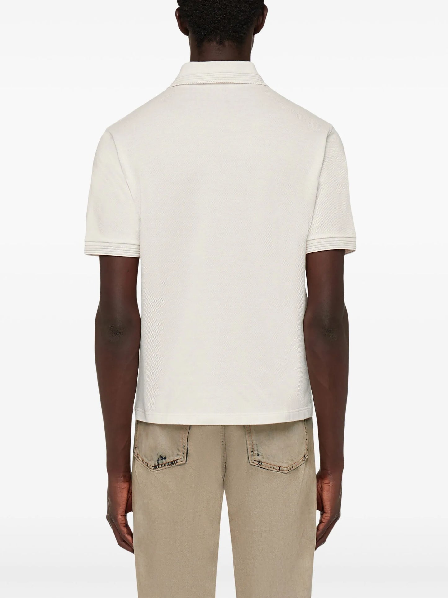 logo-embroidered polo shirt