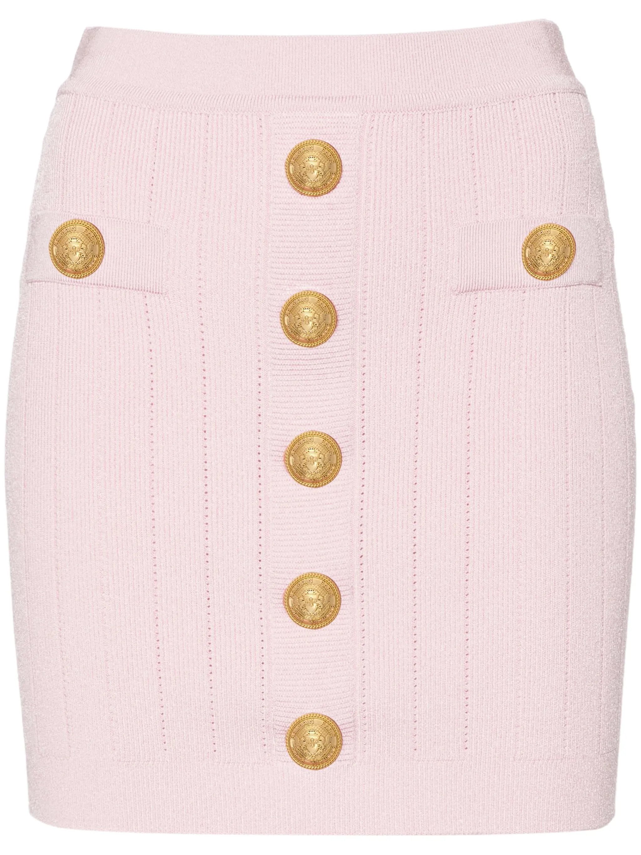 high-waist miniskirt