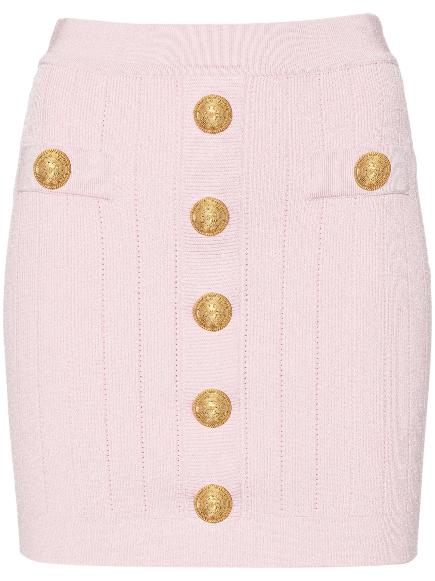 high-waist miniskirt