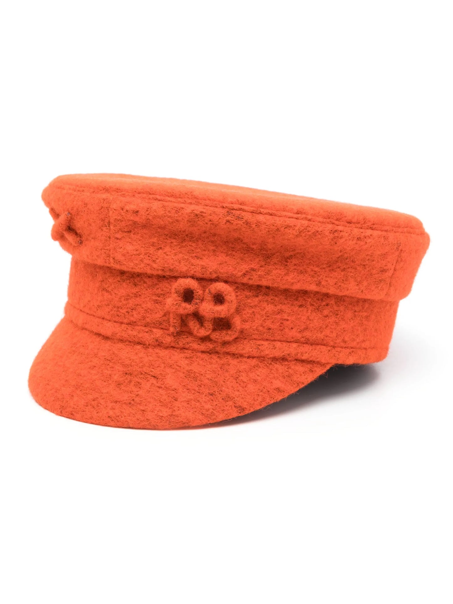 logo-embroidered baker boy hat