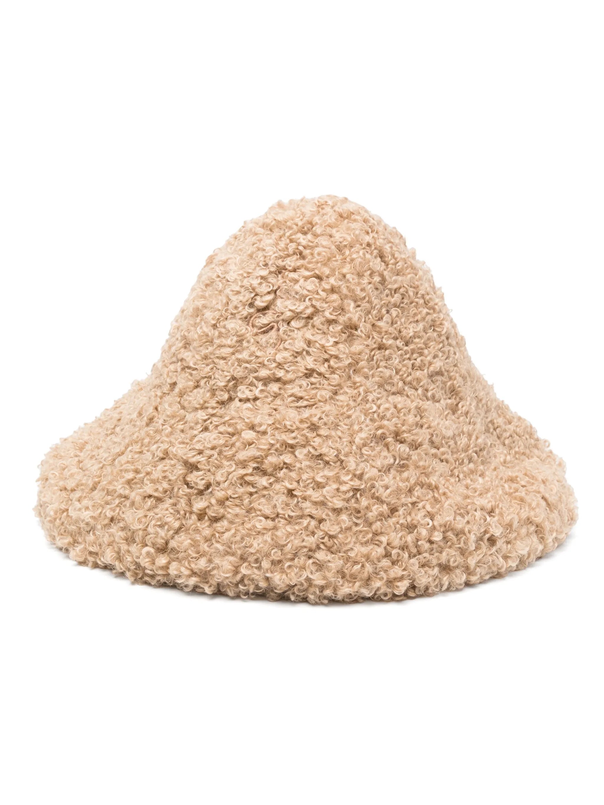 faux-shearling hat