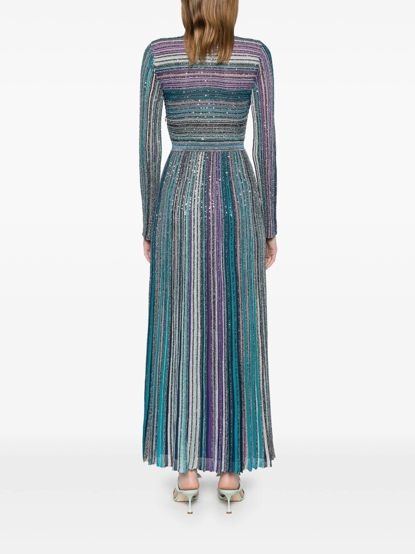 sequin-embellished maxi dress