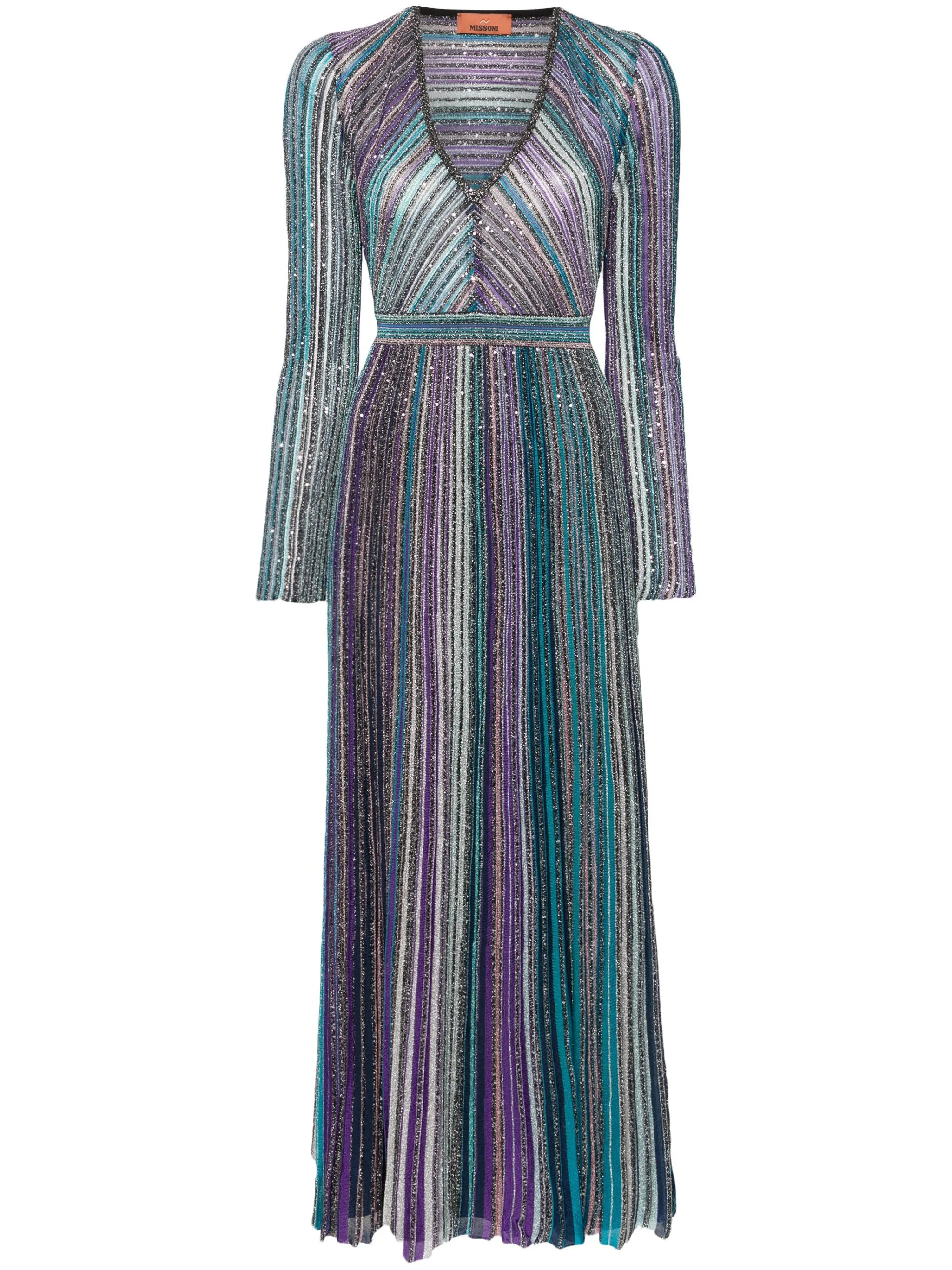 sequin-embellished maxi dress