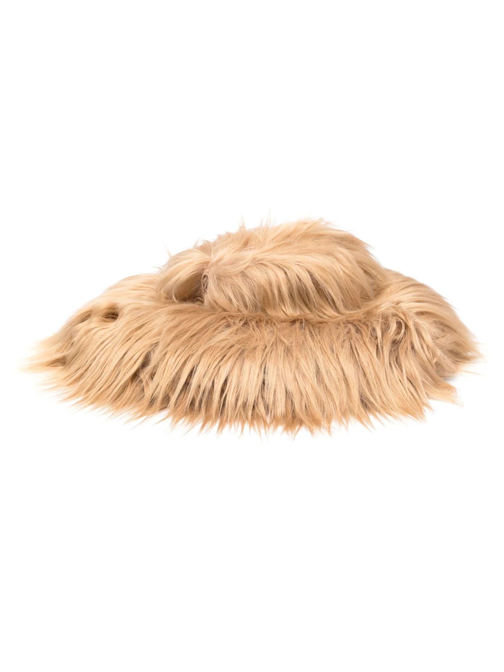 faux-fur hat