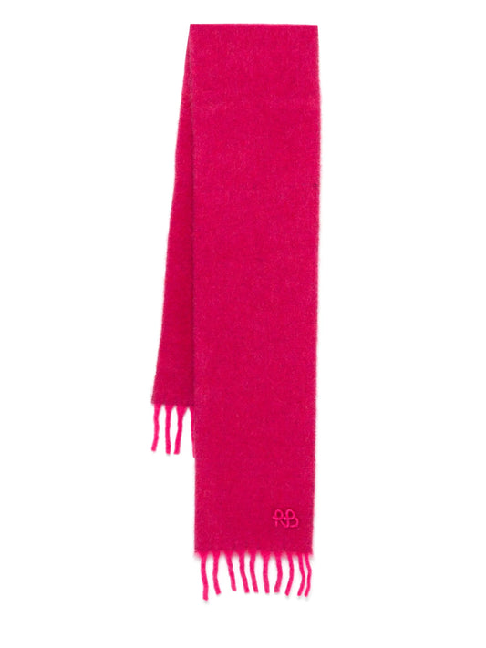 logo-appliqué scarf