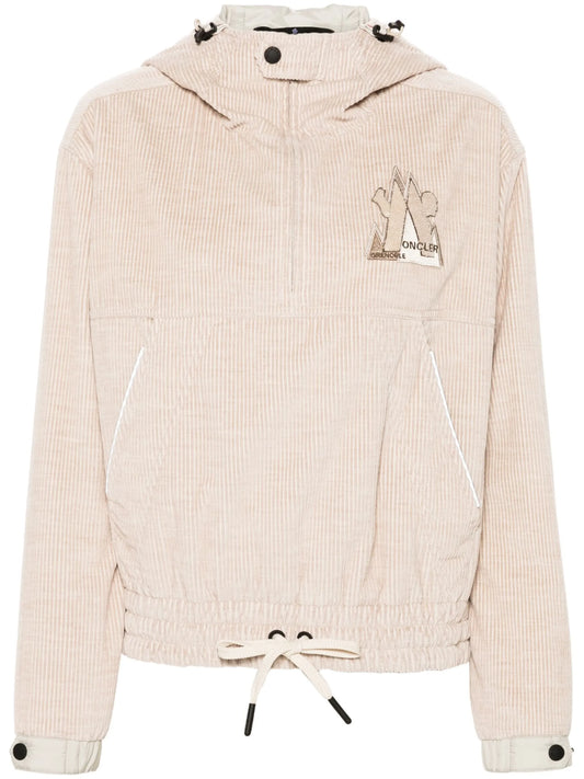 logo-patch hoodie