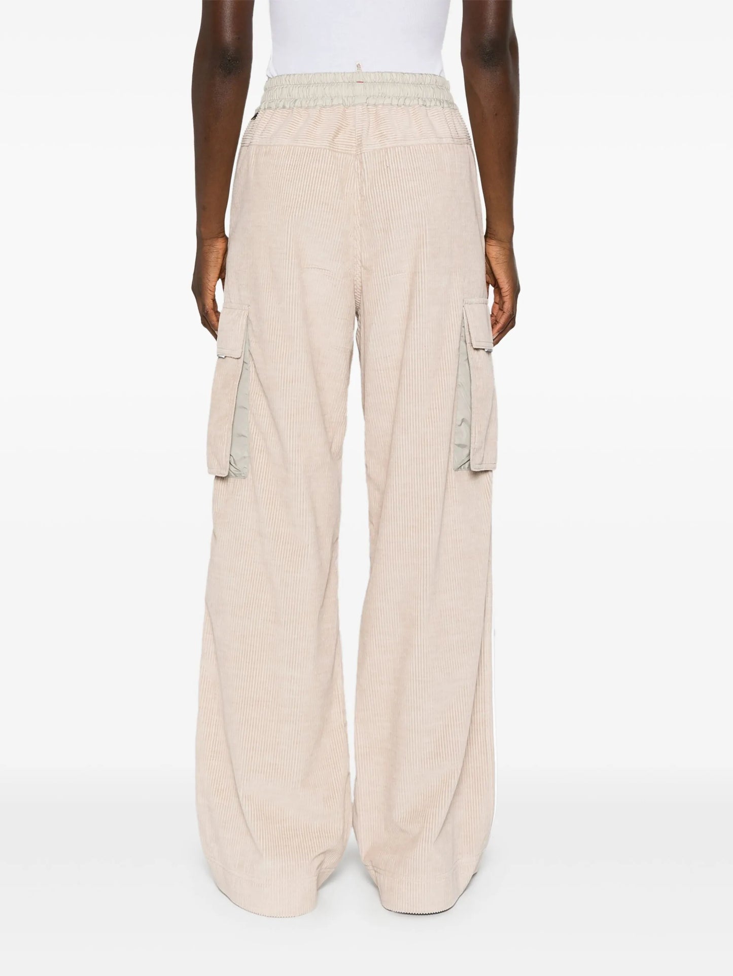 logo-patch trousers