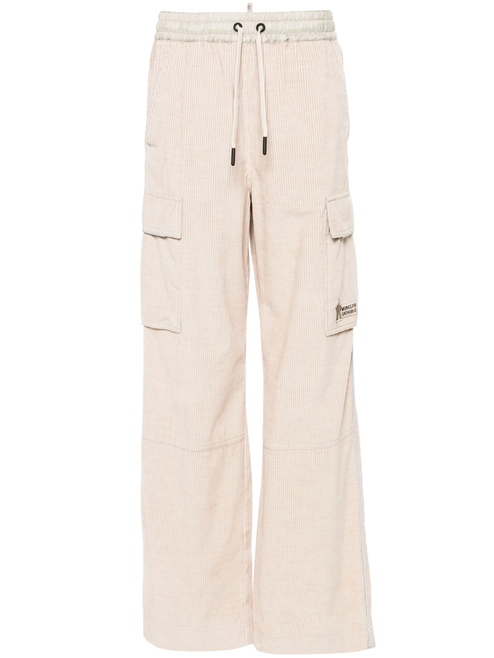 logo-patch trousers
