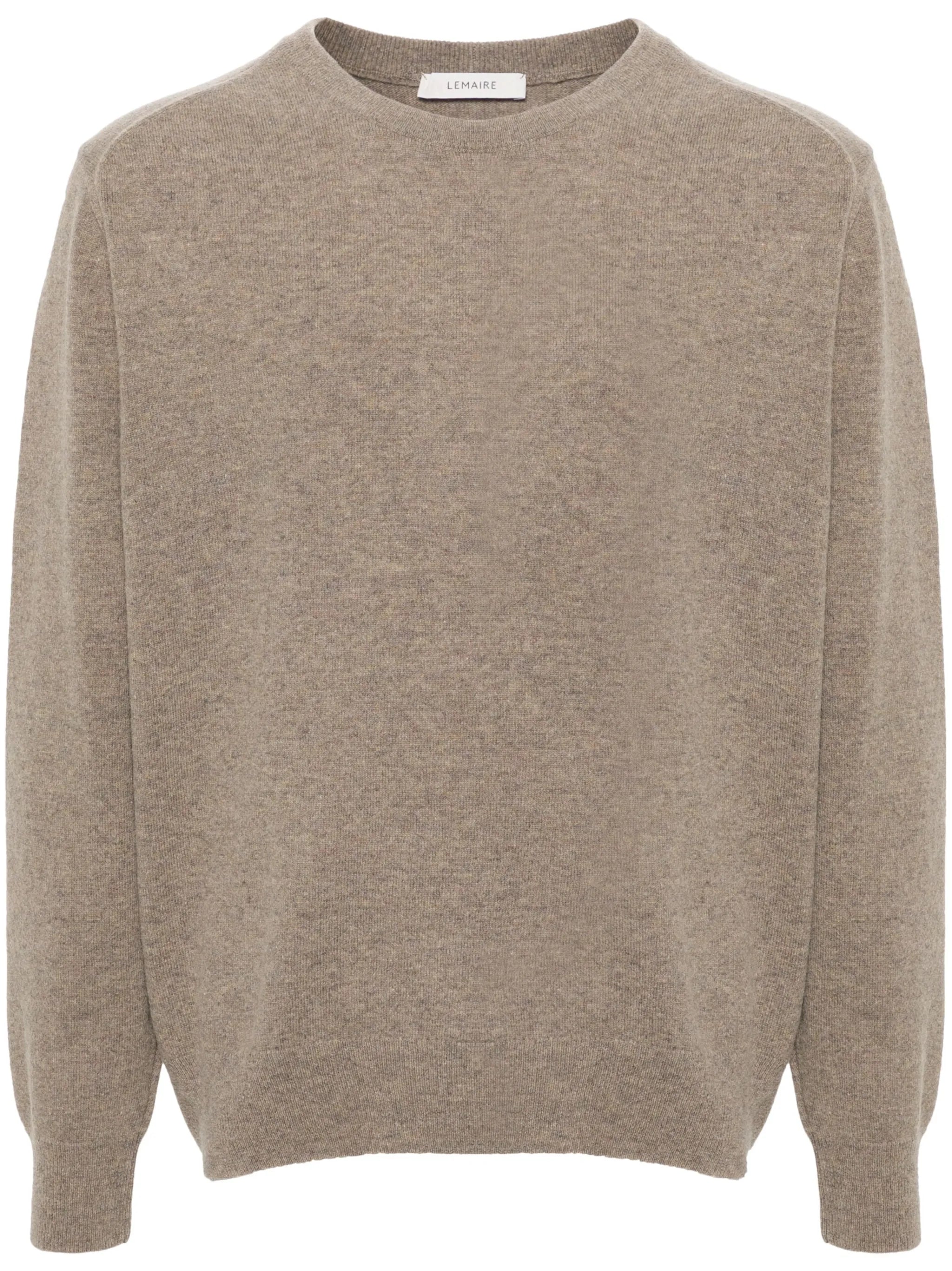 mélange-effect jumper