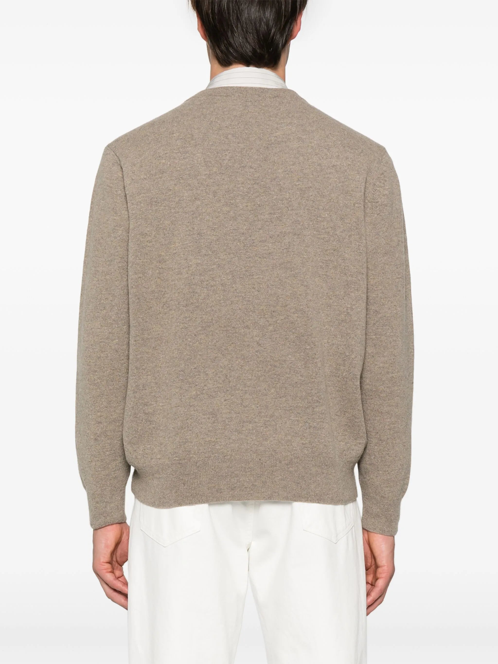 mélange-effect jumper