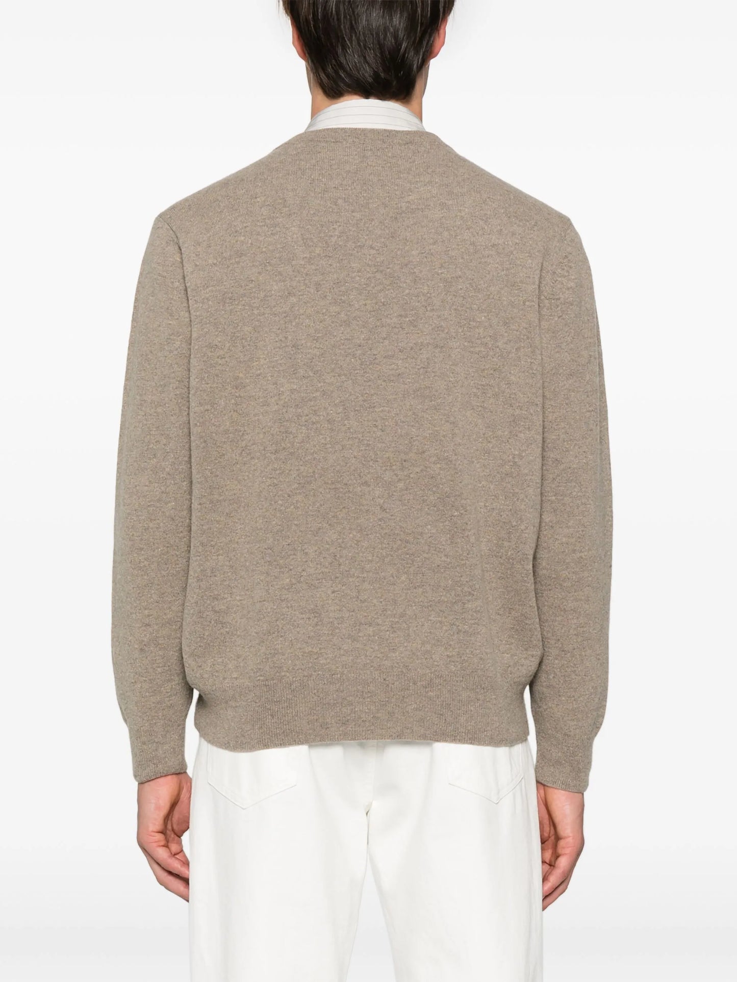 mélange-effect jumper