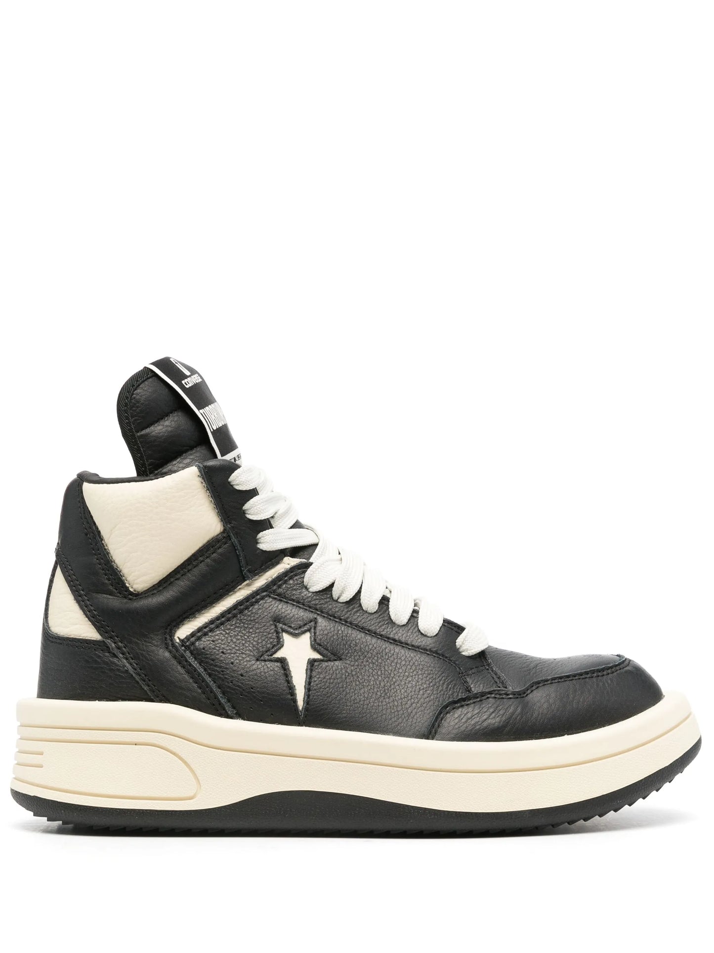 x DRKSHDW Turbowpn leather sneakers