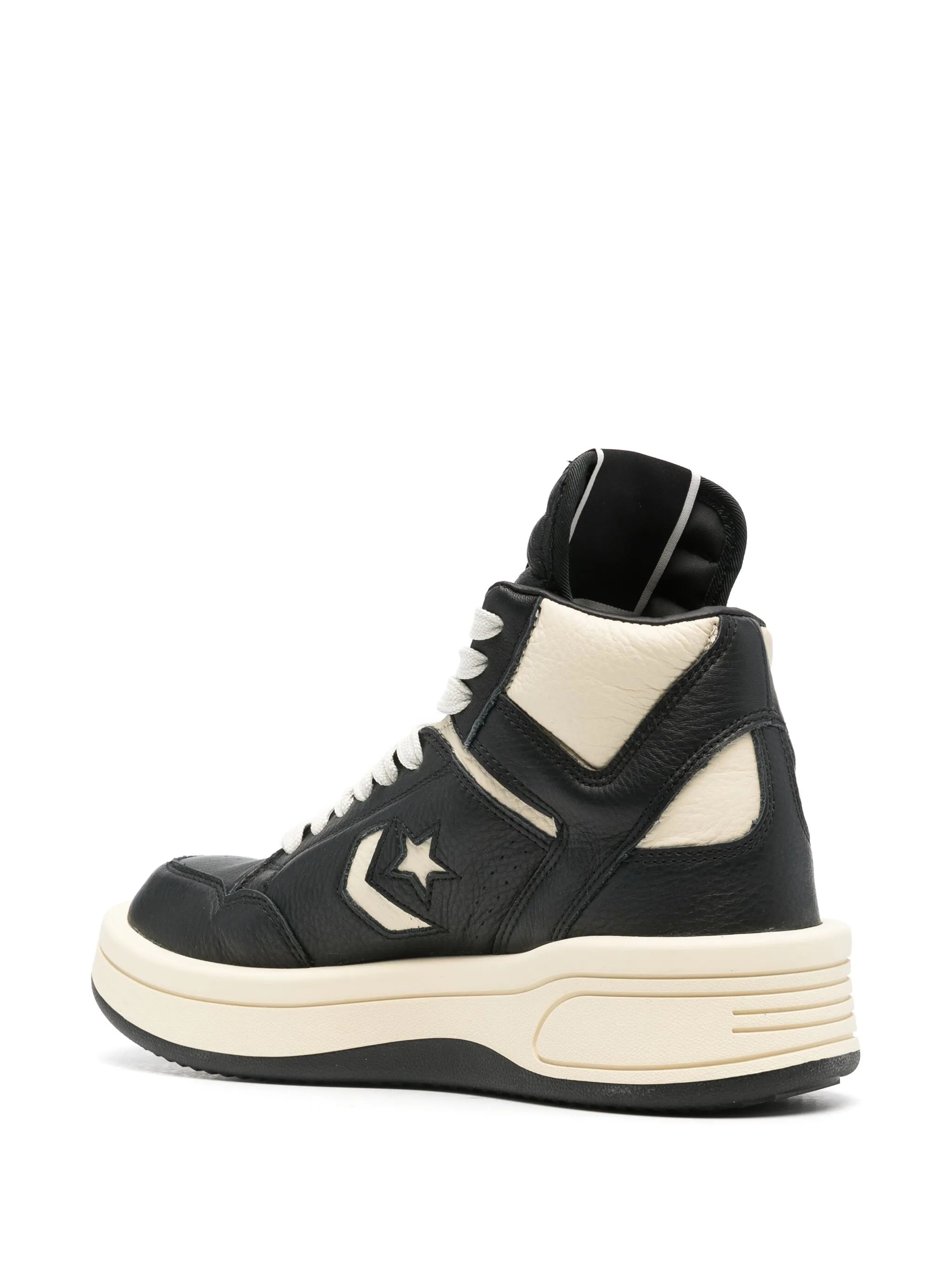 x DRKSHDW Turbowpn leather sneakers
