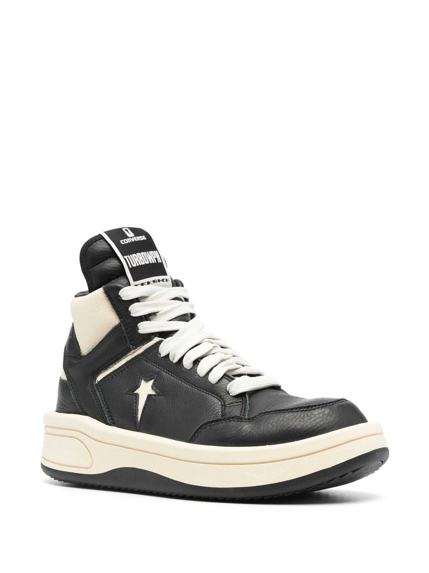 x DRKSHDW Turbowpn leather sneakers