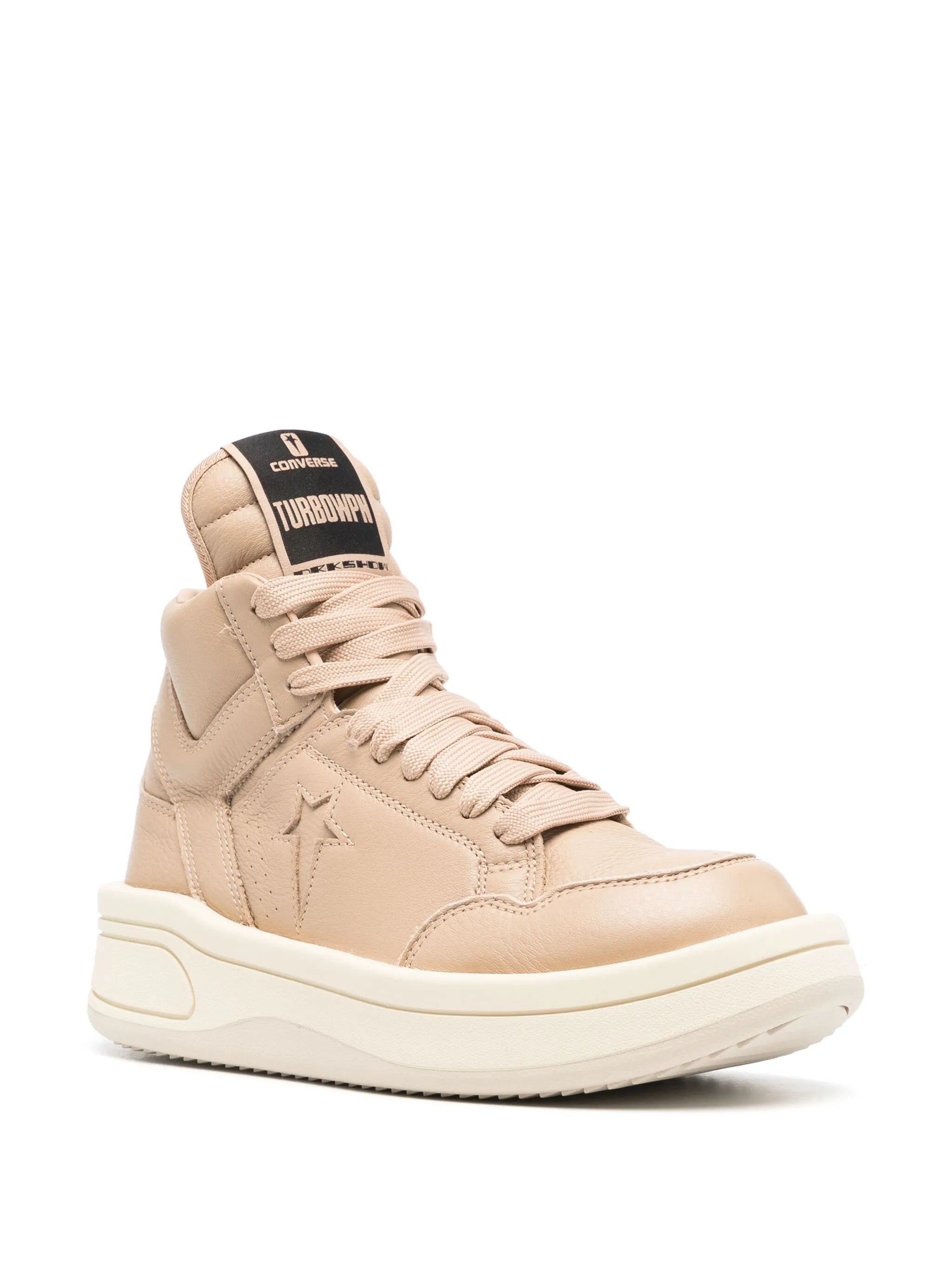 x DRKSHDW Turbowpn leather sneakers
