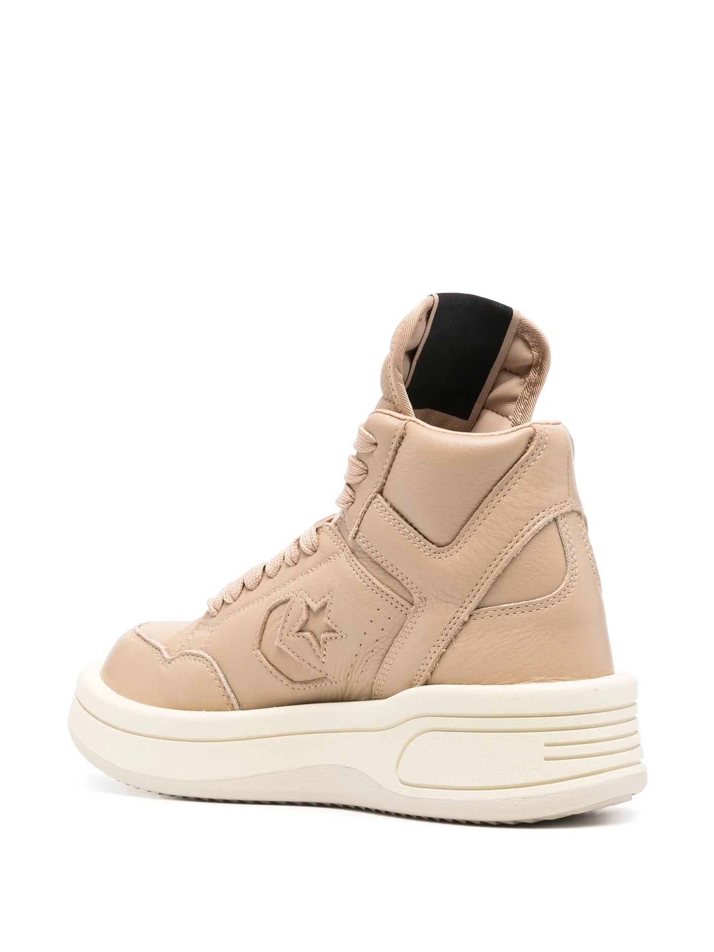 x DRKSHDW Turbowpn leather sneakers