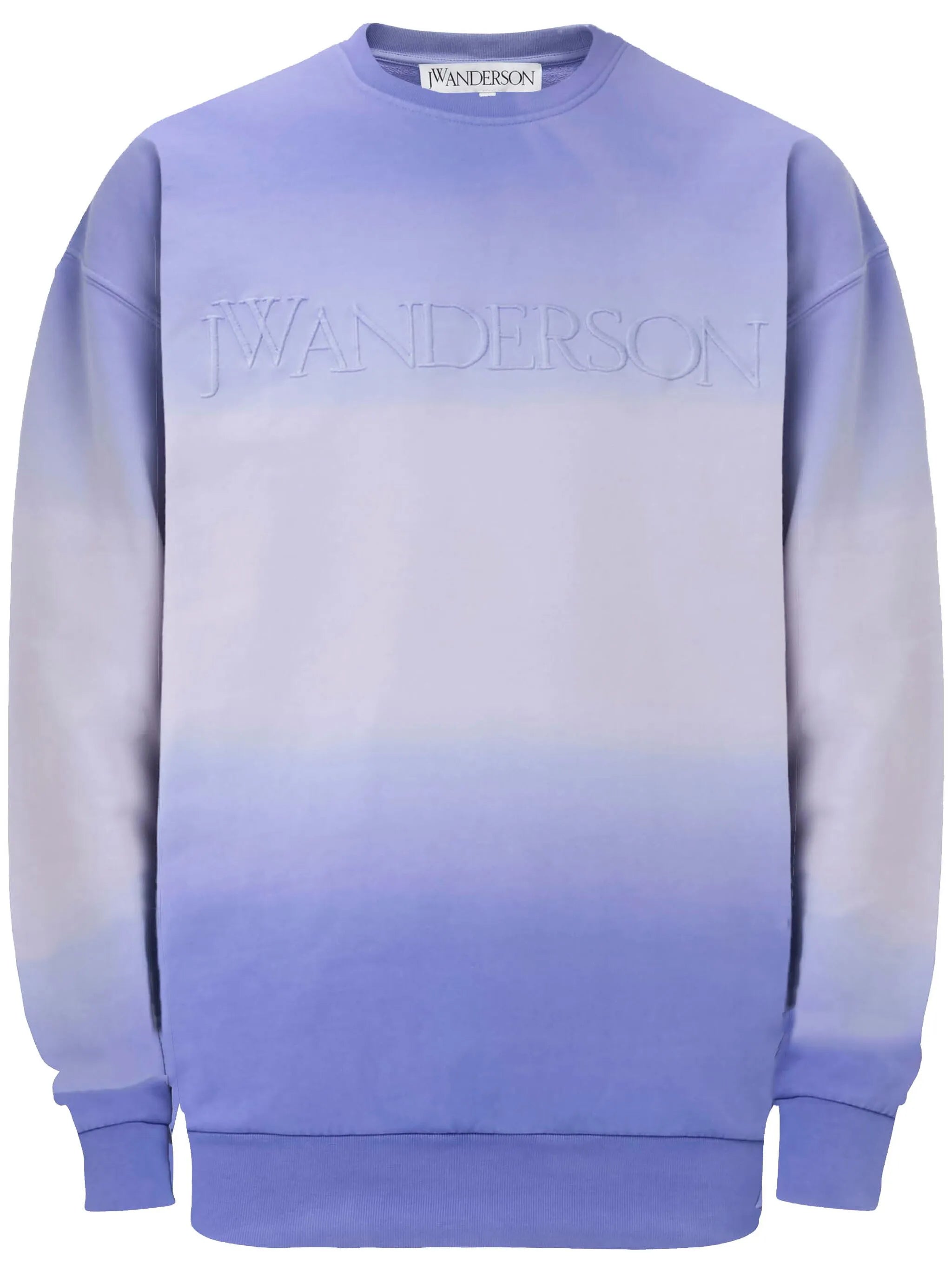 logo-embroidered gradient sweatshirt