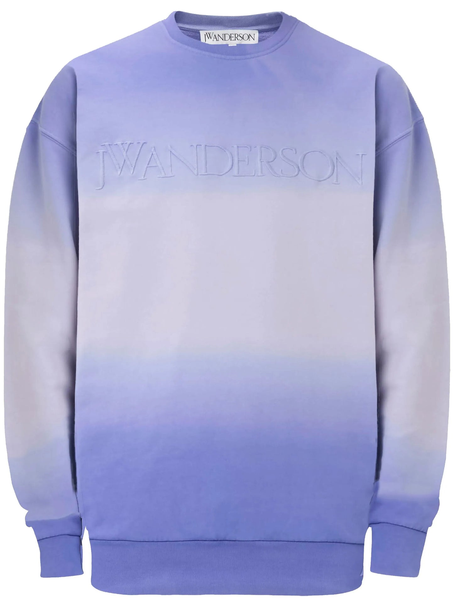logo-embroidered gradient sweatshirt