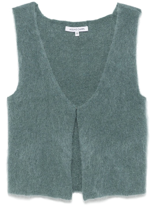 brushed vest