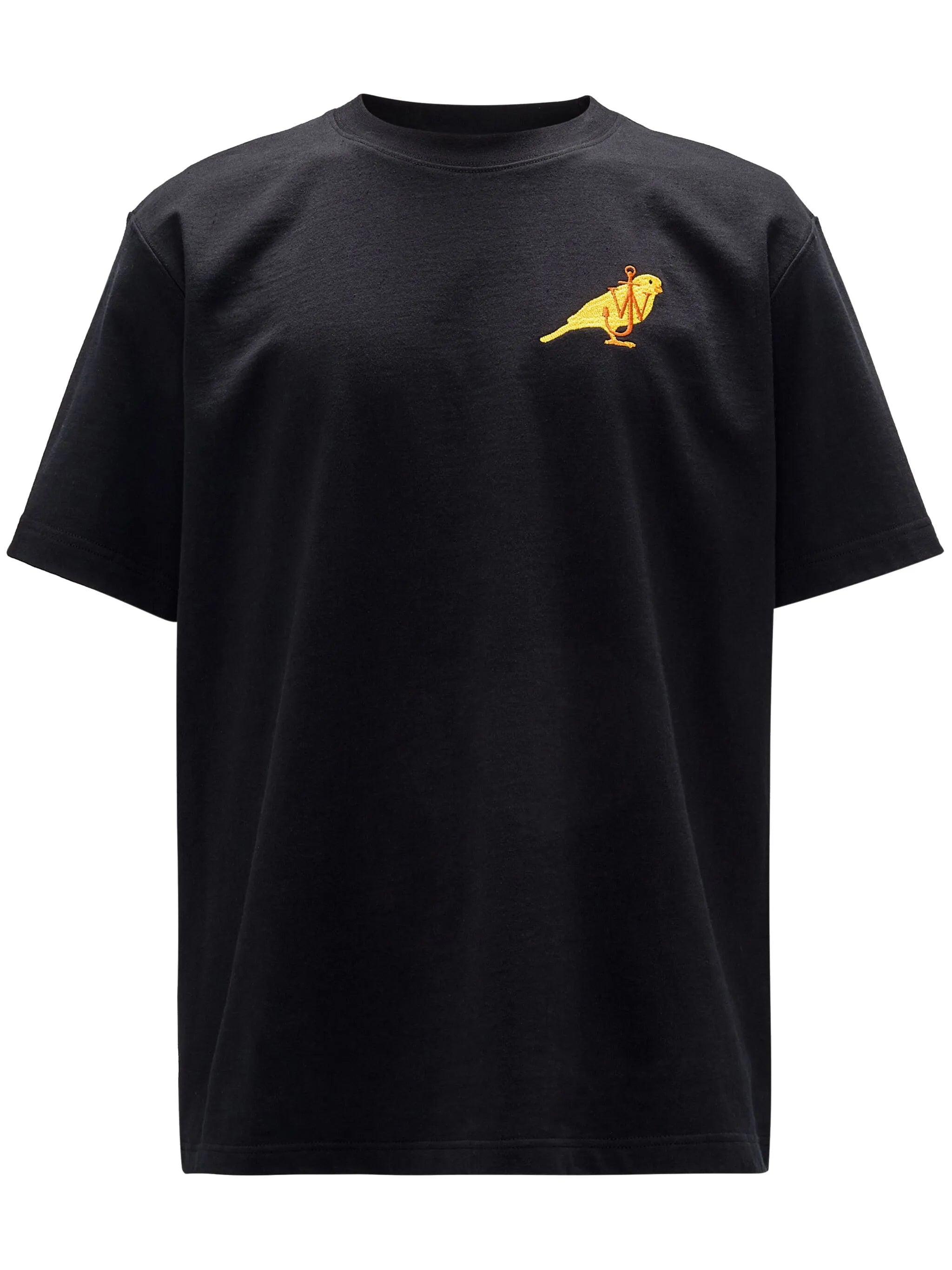 Anchor logo-embroidered T-shirt